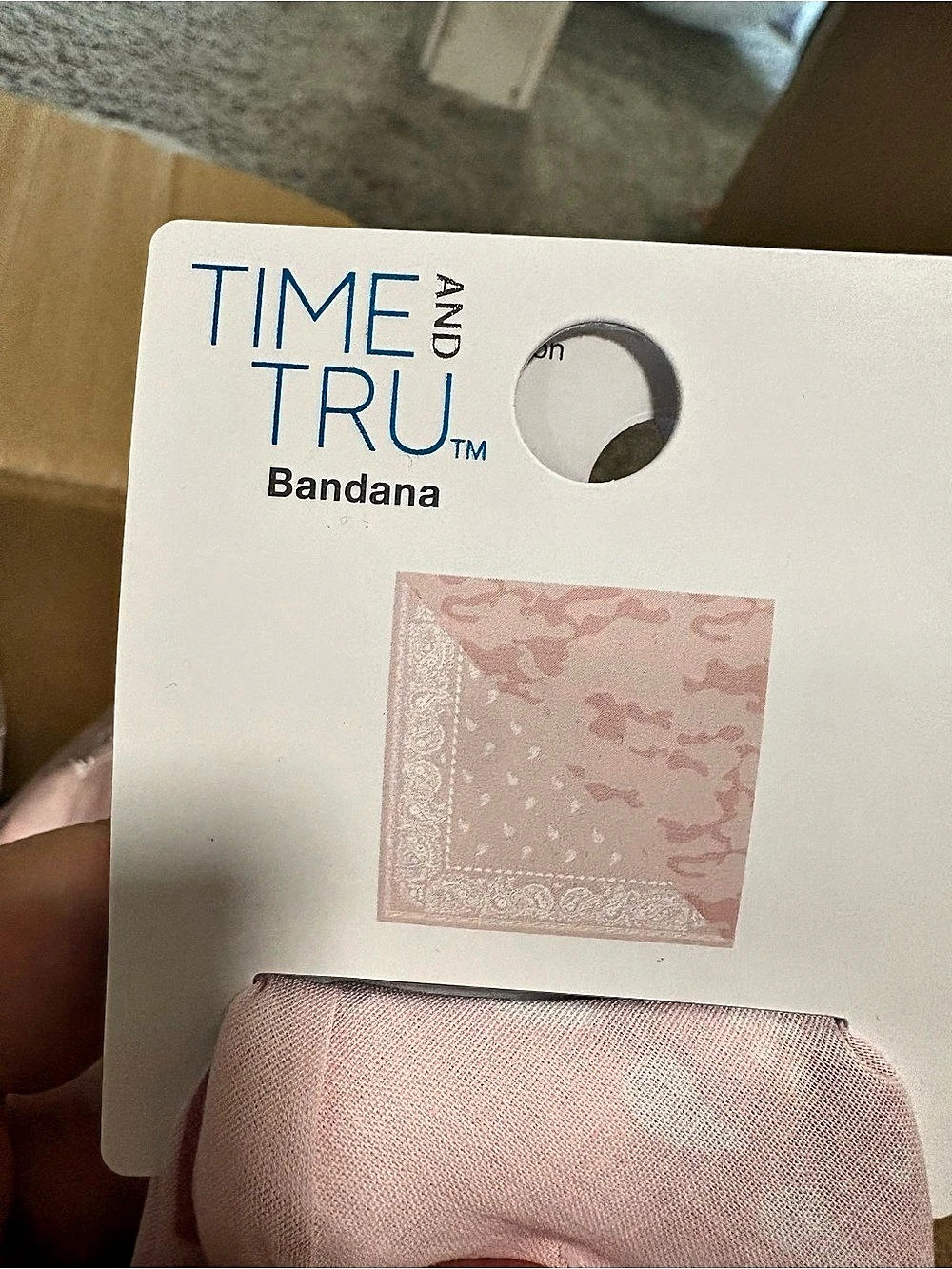 Time and Tru Print Bandana